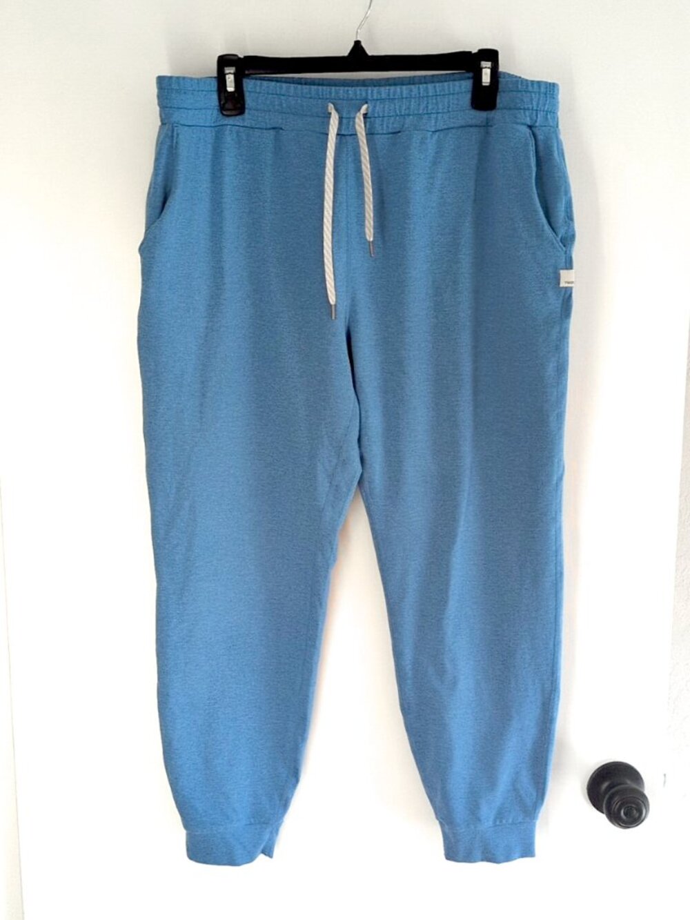 Vuori Performance Joggers XL Women Baltic Heather blue drawstring